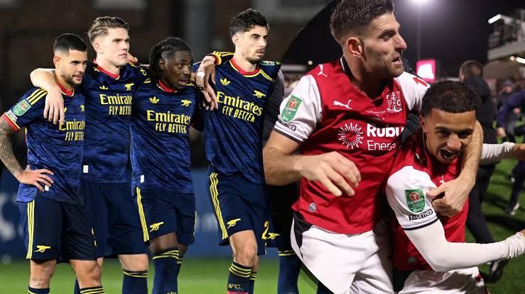 El Arsenal sufre una humillación histórica al caer ante Fleetwood Town en la Carabao Cup